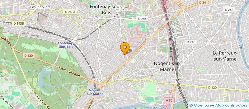 localisation de l'entreprise MONSIEUR DOMINIQUE MURATORI  NOGENT-SUR-MARNE