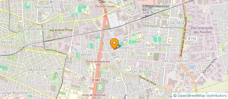 localisation de l'entreprise MONSIEUR DOMINIQUE MURBACH  VILLEURBANNE