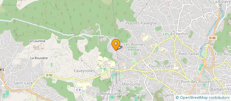 localisation de l'entreprise MONSIEUR DOMINIQUE MUSICO  OLLIOULES