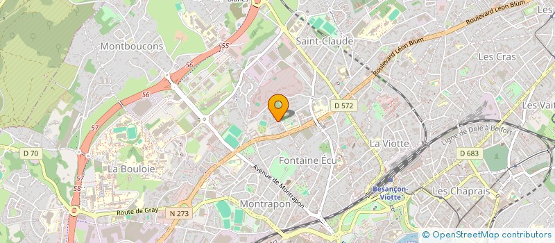 localisation de l'entreprise MONSIEUR DOMINIQUE MUSSOT à BESANCON