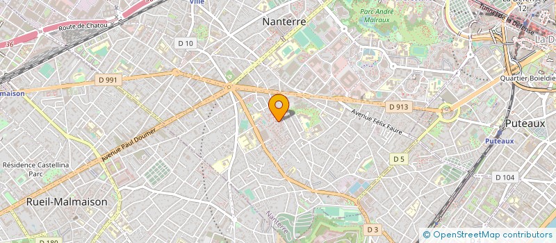 localisation de l'entreprise MONSIEUR DOMINIQUE MUTIO à NANTERRE