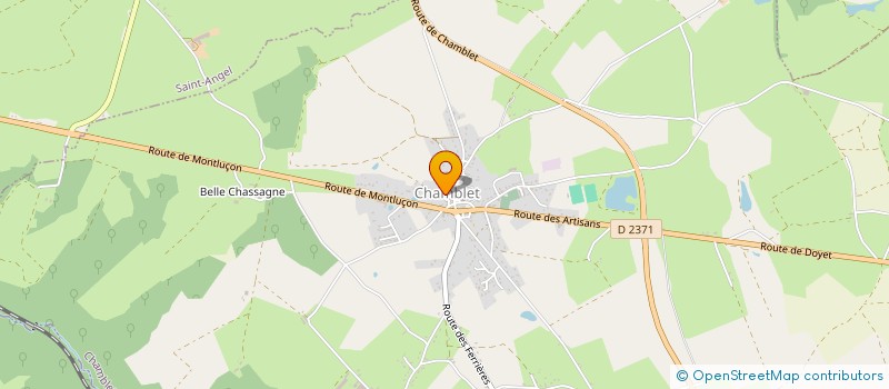 localisation de l'entreprise MONSIEUR DOMINIQUE NADOT  CHAMBLET