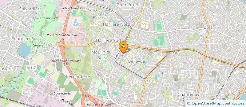 localisation de l'entreprise MONSIEUR DOMINIQUE NAULEAU à NANTES