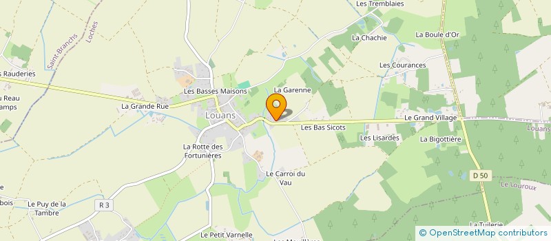 localisation de l'entreprise MONSIEUR DOMINIQUE NAURAIS à LOUANS