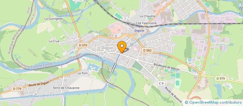 localisation de l'entreprise MONSIEUR DOMINIQUE NECTOUX à DIGOIN