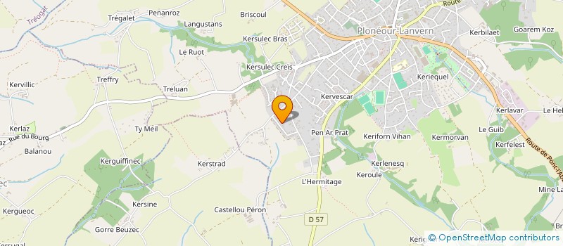 localisation de l'entreprise MONSIEUR DOMINIQUE NEDELEC  PLONEOUR-LANVERN