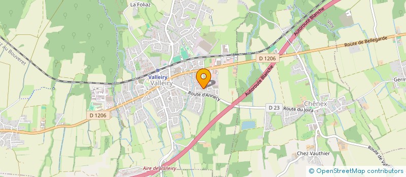 localisation de l'entreprise MONSIEUR DOMINIQUE NEMORIN  VALLEIRY