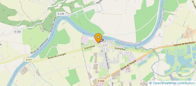 localisation de l'entreprise MONSIEUR DOMINIQUE NICOL  GRANGES-SUR-LOT