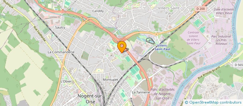 localisation de l'entreprise MONSIEUR DOMINIQUE NKOSI SOLE  NOGENT SUR OISE