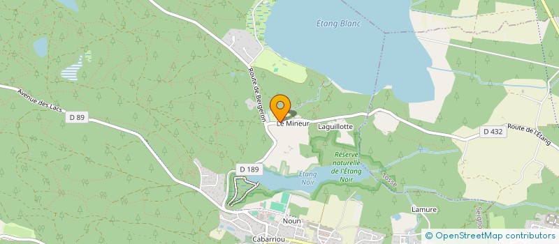 localisation de l'entreprise MONSIEUR DOMINIQUE NOBLET  SEIGNOSSE