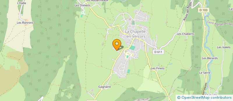 localisation de l'entreprise MONSIEUR DOMINIQUE NODIN à LA CHAPELLE-EN-VERCORS