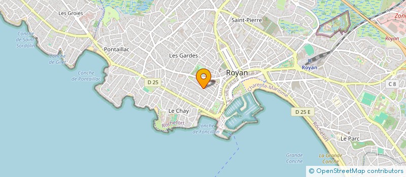 localisation de l'entreprise MONSIEUR DOMINIQUE NOEL  ROYAN