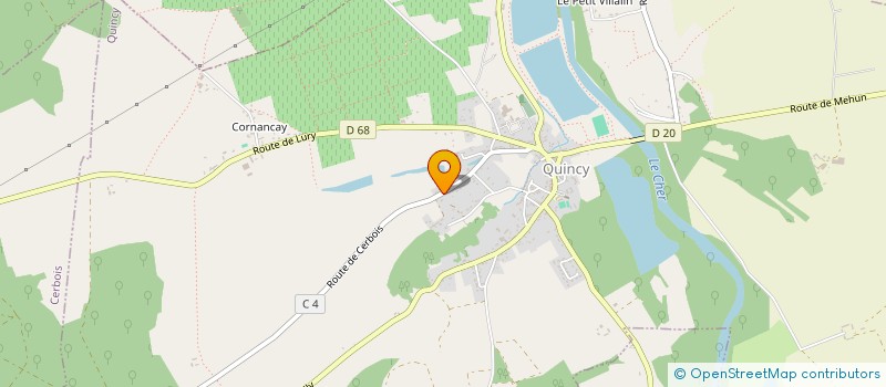 localisation de l'entreprise MONSIEUR DOMINIQUE NOEL  QUINCY