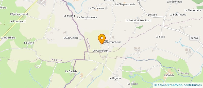 localisation de l'entreprise MONSIEUR DOMINIQUE NOLIERE  LARCHAMP