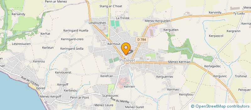 localisation de l'entreprise MONSIEUR DOMINIQUE NOVEMBRE à PLOZEVET