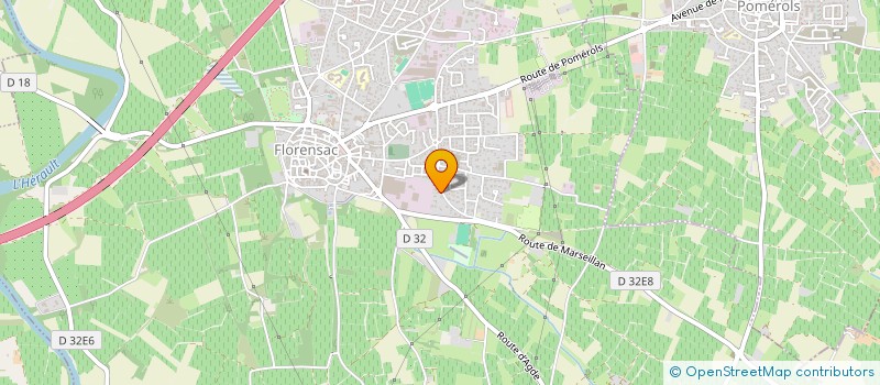 localisation de l'entreprise MONSIEUR DOMINIQUE OBERLINGER  FLORENSAC