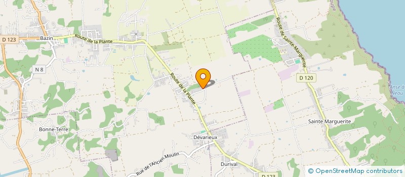 localisation de l'entreprise MONSIEUR DOMINIQUE OBIDOL  PETIT-CANAL