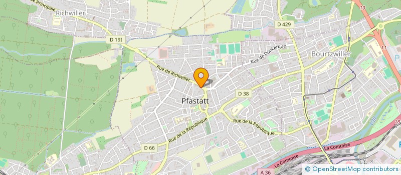 localisation de l'entreprise MONSIEUR DOMINIQUE OLIVIER  PFASTATT