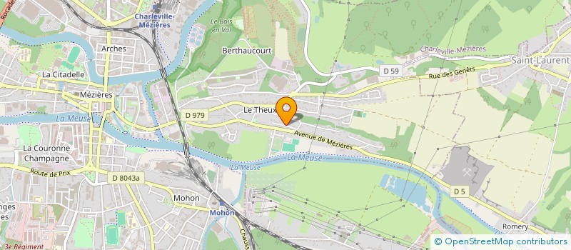 localisation de l'entreprise MONSIEUR DOMINIQUE OLIVIER  CHARLEVILLE-MEZIERES