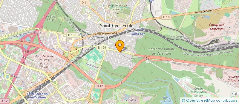 localisation de l'entreprise MONSIEUR DOMINIQUE OMARI à SAINT-CYR-L'ECOLE