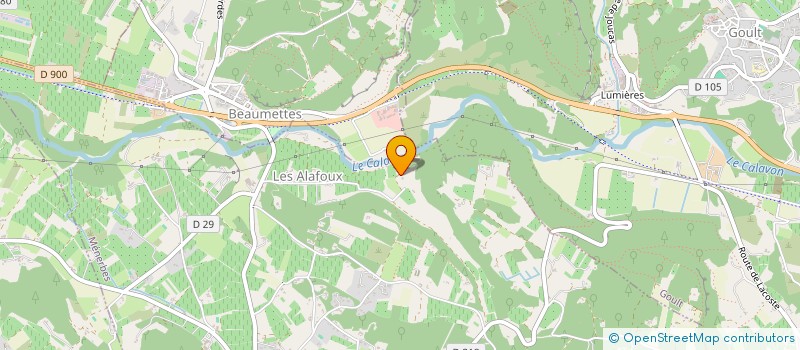 localisation de l'entreprise MONSIEUR DOMINIQUE ORLANDINI  MENERBES