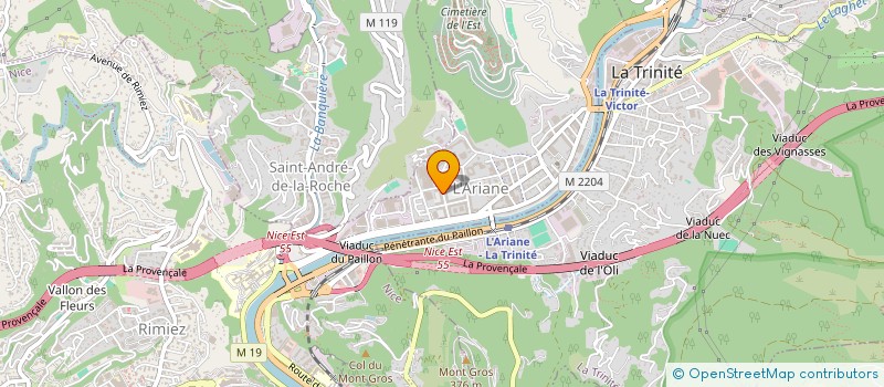 localisation de l'entreprise MONSIEUR DOMINIQUE ORTIZ  NICE