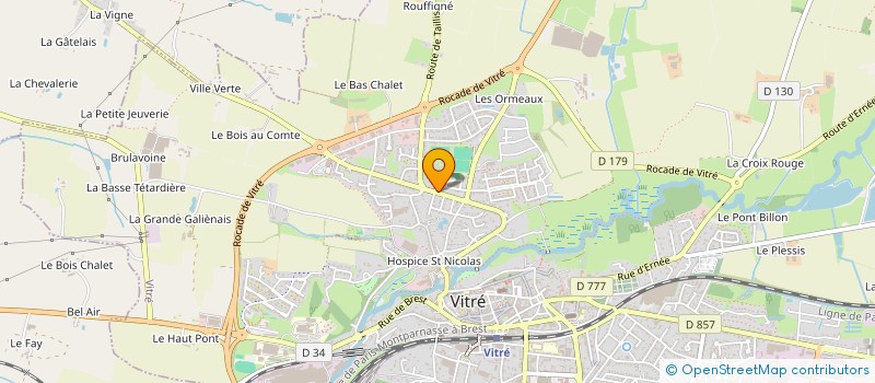 localisation de l'entreprise MONSIEUR DOMINIQUE ORY à VITRE