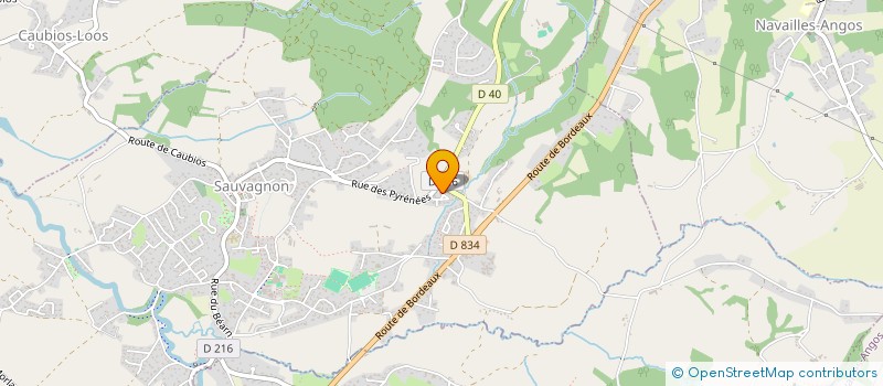 localisation de l'entreprise MONSIEUR DOMINIQUE ORY  SAUVAGNON