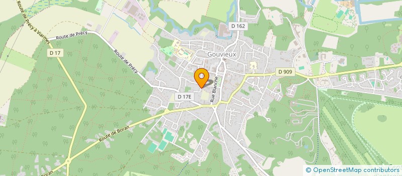 localisation de l'entreprise MONSIEUR DOMINIQUE OSSET  GOUVIEUX