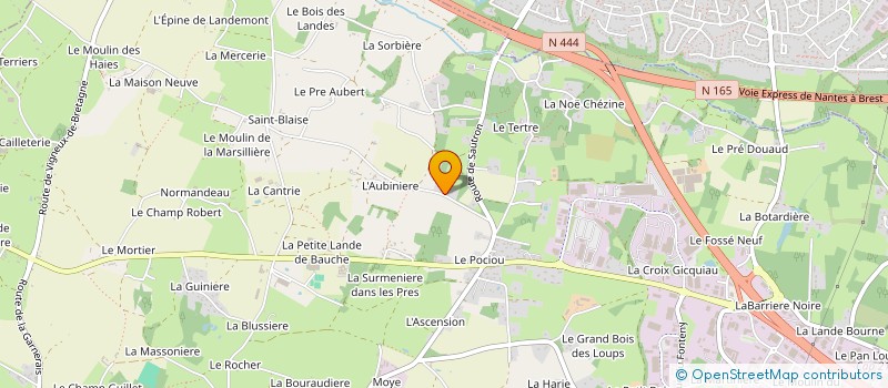 localisation de l'entreprise MONSIEUR DOMINIQUE OUVRARD  PLESSE