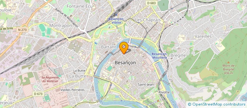 localisation de l'entreprise MONSIEUR DOMINIQUE PACALON à BESANCON