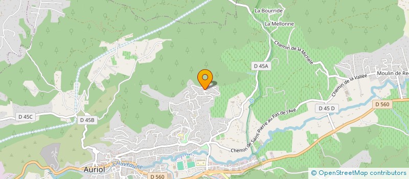 localisation de l'entreprise MONSIEUR DOMINIQUE PAGE  AURIOL