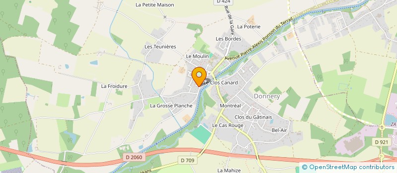 localisation de l'entreprise MONSIEUR DOMINIQUE PAGEGIE à DONNERY