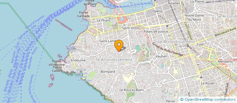 localisation de l'entreprise MONSIEUR DOMINIQUE PAGES  MARSEILLE