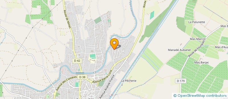 localisation de l'entreprise MONSIEUR DOMINIQUE PAGGI  SAINT-GILLES