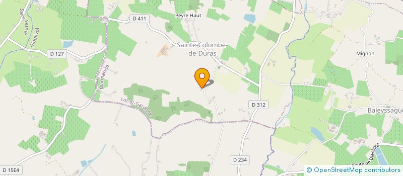 localisation de l'entreprise MONSIEUR DOMINIQUE PAILLE à SAINTE-COLOMBE-DE-DURAS