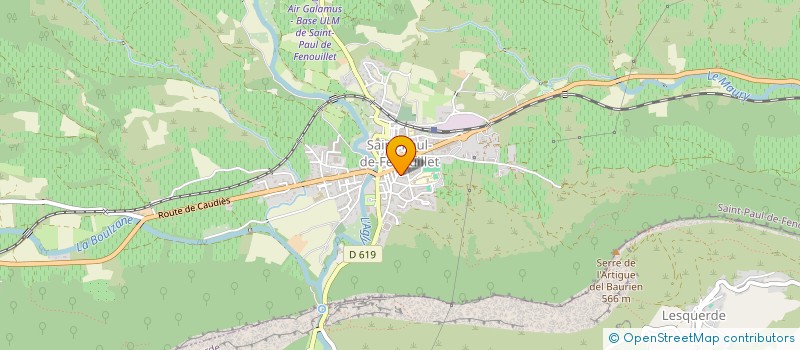 localisation de l'entreprise MONSIEUR DOMINIQUE PALMADE  SAINT-PAUL-DE-FENOUILLET