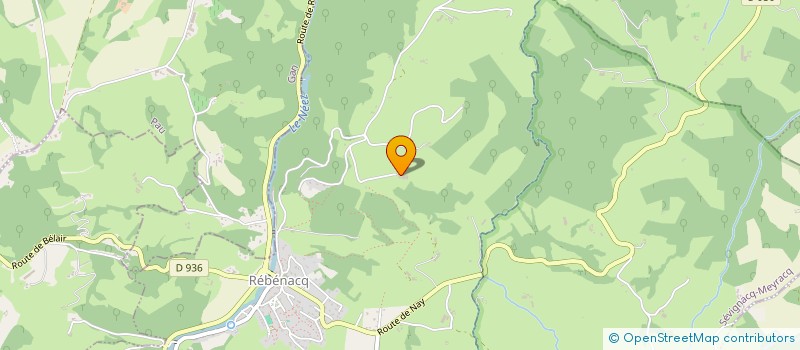 localisation de l'entreprise MONSIEUR DOMINIQUE PALU FERRER  REBENACQ