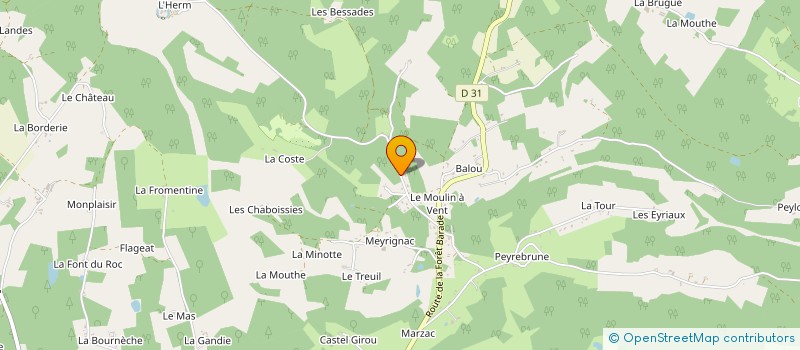 localisation de l'entreprise MONSIEUR DOMINIQUE PALUE à ROUFFIGNAC ST CERNIN DE R
