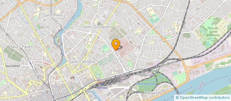 localisation de l'entreprise MONSIEUR DOMINIQUE PANNESAY  NANTES