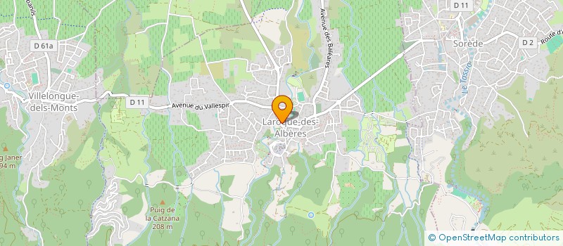 localisation de l'entreprise MONSIEUR DOMINIQUE PANNETIER à LAROQUE-DES-ALBERES