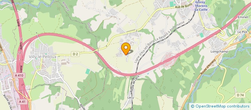 localisation de l'entreprise MONSIEUR DOMINIQUE PAOLETTI  SAINT-JULIEN-EN-GENEVOIS