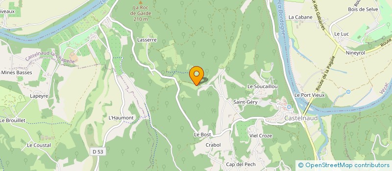 localisation de l'entreprise MONSIEUR DOMINIQUE PAPON  CASTELNAUD LA CHAPELLE