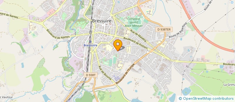 localisation de l'entreprise MONSIEUR DOMINIQUE PAQUEREAU  BRESSUIRE