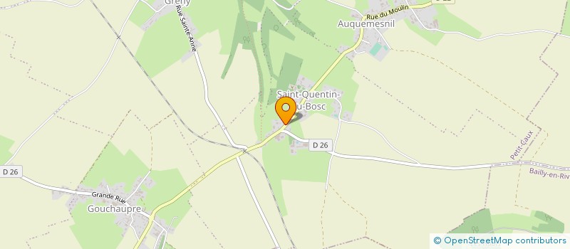 localisation de l'entreprise MONSIEUR DOMINIQUE PAQUET  PETIT-CAUX