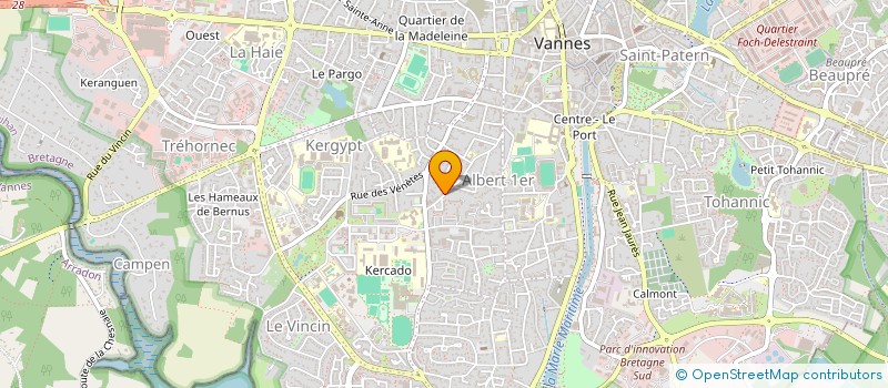 localisation de l'entreprise MONSIEUR DOMINIQUE PARDOUX à VANNES