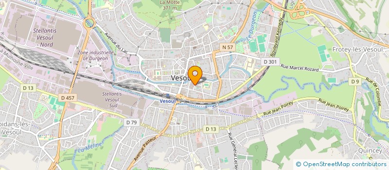 localisation de l'entreprise MONSIEUR DOMINIQUE PARISOT  VESOUL