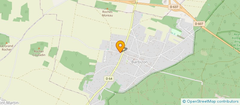 localisation de l'entreprise MONSIEUR DOMINIQUE PARMENTIER à BARBIZON