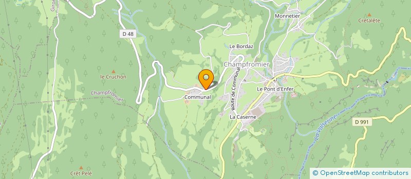 localisation de l'entreprise MONSIEUR DOMINIQUE PASSE à LAJOUX