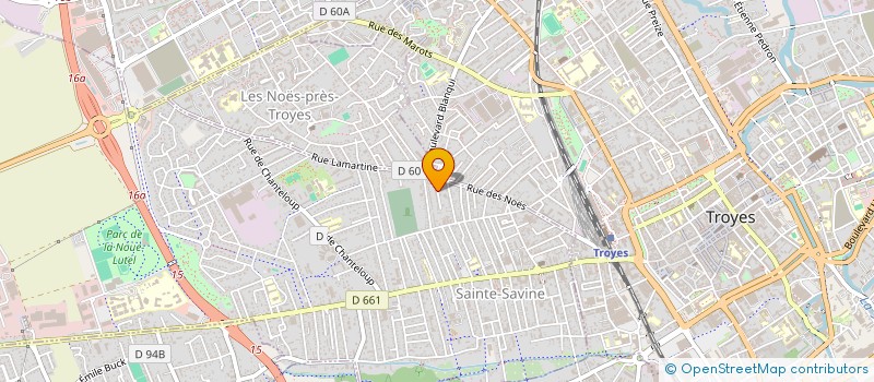 localisation de l'entreprise MONSIEUR DOMINIQUE PASTEUR  SAINTE-SAVINE